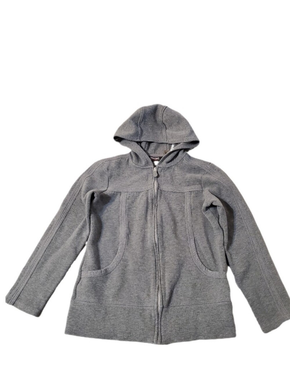 Kirkland Signature‎ Women's Grey Full Zip Hoodie Jacket Small